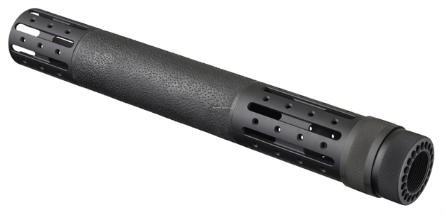 Picture of Hogue Ar-15/M-16 Extended Length Free Float Forend With Overmolded Gripping Area And Accessory Attachments Black