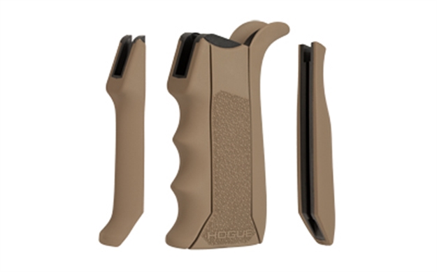 Picture of  Hogue 13043 Modular Overmolded  Flat Dark Earth Rubber Pistol Grip With Finger Grooves Fits Ar-15/M16