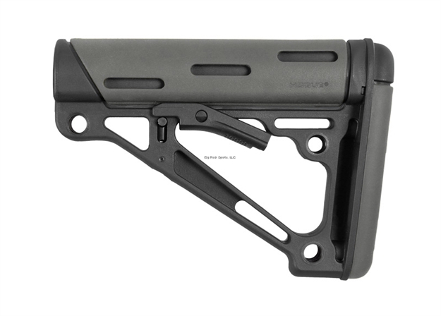 Picture of Hogue Ar-15/M-16 Overmolded Collapsible Buttstock, Fits Commercial Buffer Tube, Grey Rubber 15550 743108155509