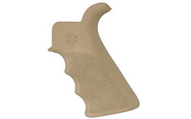 Picture of  Hogue 15023 Overmolded Beavertail Cobblestone Desert Tan Rubber With Ar-15, M16 743108150238