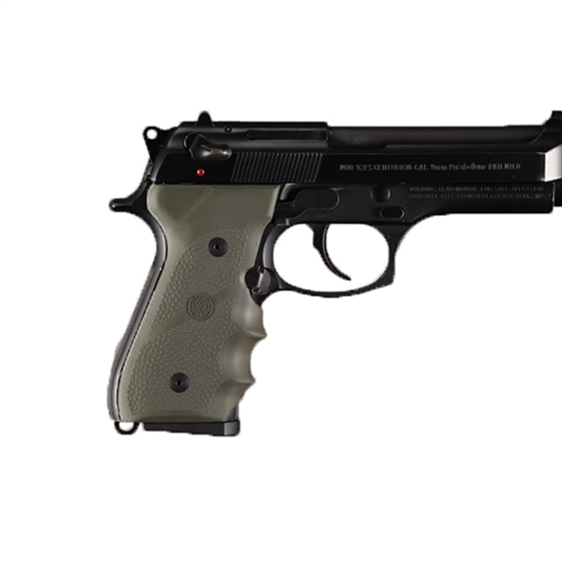 Picture of Hogue Ber 92 96 Grip W/ Finger Grooves OD Grn