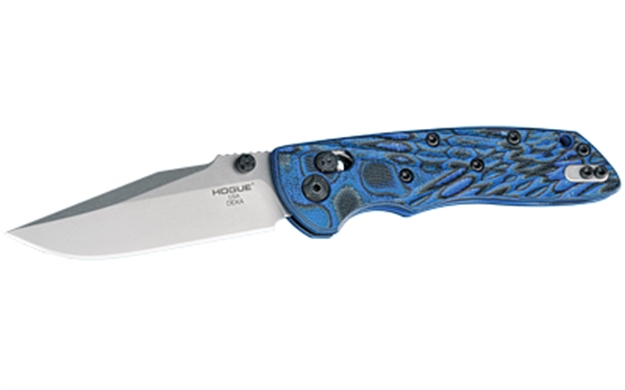 Picture of Hogue Deka 3.25" Able Lck Fldr Clip Point G-Mascus Blue Lava 24273