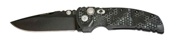 Picture of Hogue Ex-01 3.5In Folder Drop Point Blade, Cerakote G10 Frame Tread, G-Mascus Black