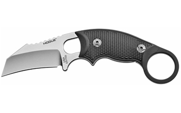 Picture of Hogue Ex-F03 Hawkbill Blade 2.25In G10 Blk Scales Blk Sheath 35329