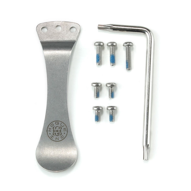 Picture of Hogue Ex01 3.5In 4In Folder Stainless Torx Screw Clip Kit