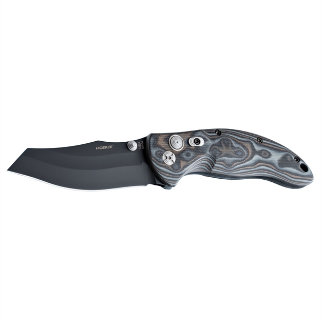 Picture of Hogue Ex04 3.5In Folder Wharncliffe Blk Finish G10 Blk Grey
