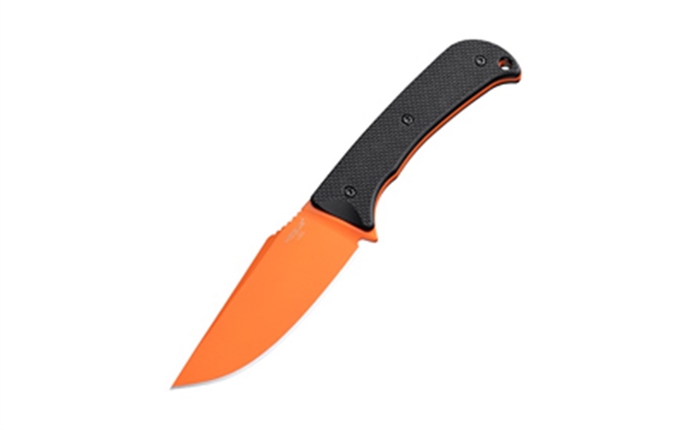 Picture of  Hogue 35859 Extrak  XL 3.90" Fixed Clip Point Plain Blaze Orange Cerakote Cpm M4 Tool Steel Blade, Black Textured G10 Scales Handle