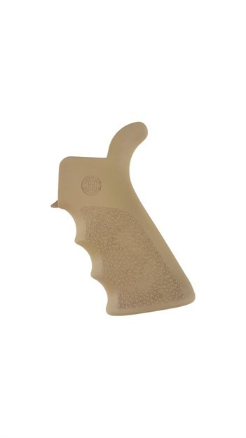 Picture of  Hogue 15023 Overmolded Beavertail Cobblestone Desert Tan Rubber With Ar-15, M16 743108150238