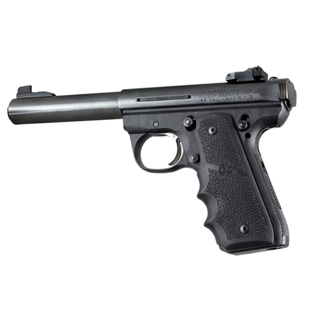 Picture of Hogue Ruger 22/45 RP Molded Rubber Grip With Finger Grooves Black 82080 743108820803