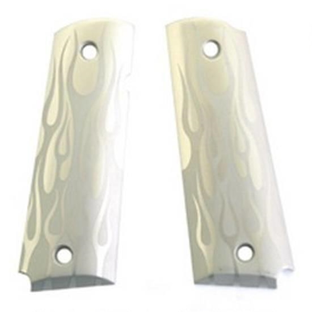 Picture of Hogue Grips Govt Model Flames Alum Clear Anodiz