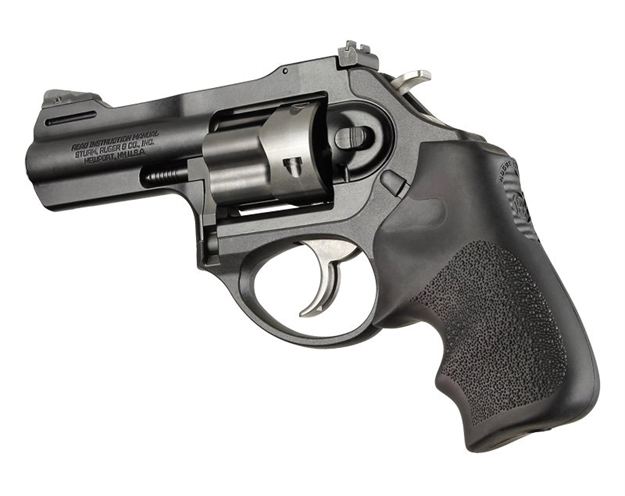 Picture of  Hogue 78020 Tamer  Cushion Black Rubber Grip With Finger Grooves For Ruger Lcr, Lcrx 743108780206