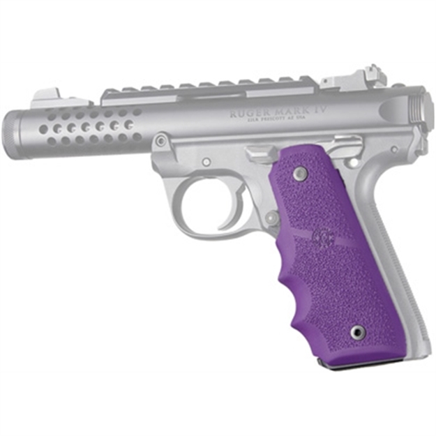 Picture of Hogue Grips Ruger 22/45 Mkiv Rubber Grips/Finger Groove Pur 79086
