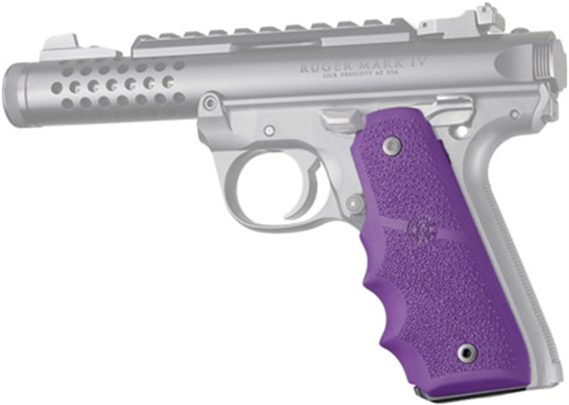 Picture of Hogue Grips Ruger 22/45 Mkiv Rubber Grips/Finger Groove Pur 79086 743108790861