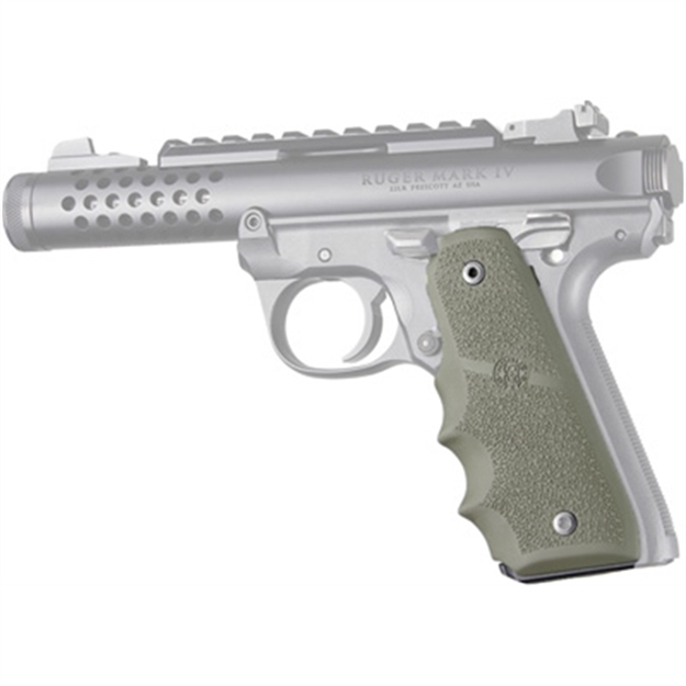 Picture of Hogue Grips Ruger 22/45 Mkiv Rubber Grips/Finger Grooves OD 79081 743108790816