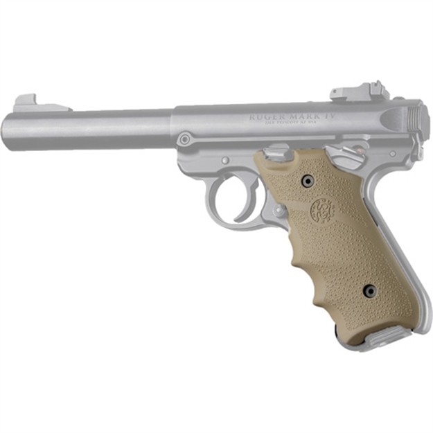 Picture of Hogue Ruger Mkiv Rubber Grip With Finger Grooves Flat Dark Earth 79003 743108790038