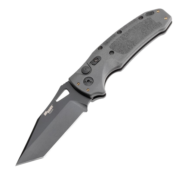 Picture of Hogue Grips Sig K320a Knife Autofold 3.5"Tanto Grey 36322 743108363225