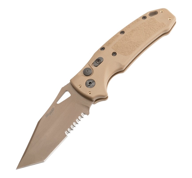 Picture of Hogue Grips Sig K320a Knife Autofold 3.5"Tantom17tan