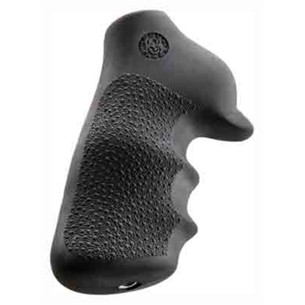 Picture of  Hogue 80020 Tamer Grip Black Rubber With Finger Grooves For Ruger Gp100, Super Redhawk 743108800201