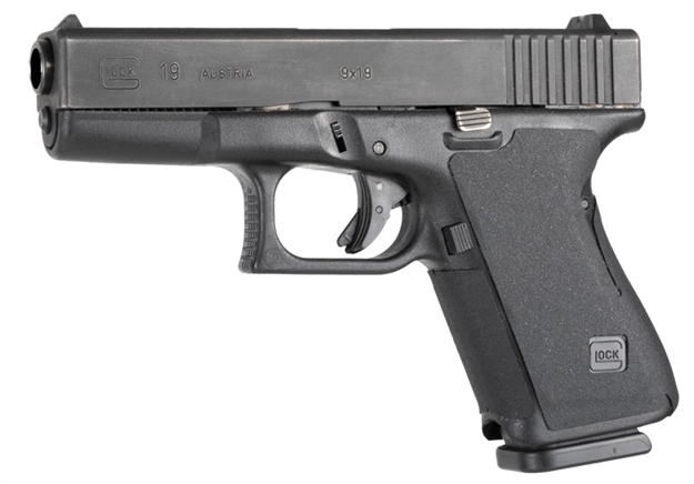 Picture of Hogue Grips Wrapter, Adhesive Grip, Glock 19, 23, 32, Black, Small Frame Compact Generation 1-2 17220