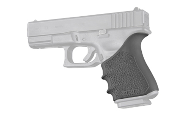 Picture of  Hogue 17040 Grip Sleeve Handall Beavertail Black Rubber 743108170403