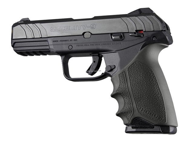 Picture of Hogue Handall Beavertail Grip Sleeve, Ruger, Security 9, Black