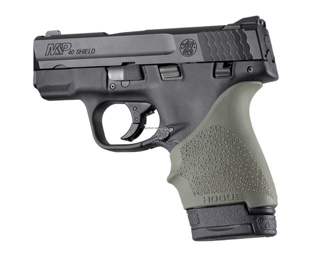 Picture of Hogue Handall, Beavertail Grip Sleeve, S&W M&P Shield, Ruger Lc9, OD Green 18401