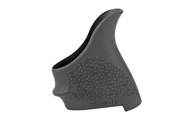 Picture of  Hogue 18600 Handall Beavertail Grip Sleeve Compatible W/ Glock 26/27 Black Textured Rubber 743108186008
