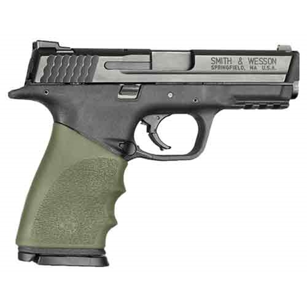 Picture of Hogue Handall Hybrid Grip Sleeve S&W M&P 9/40 OD Green!