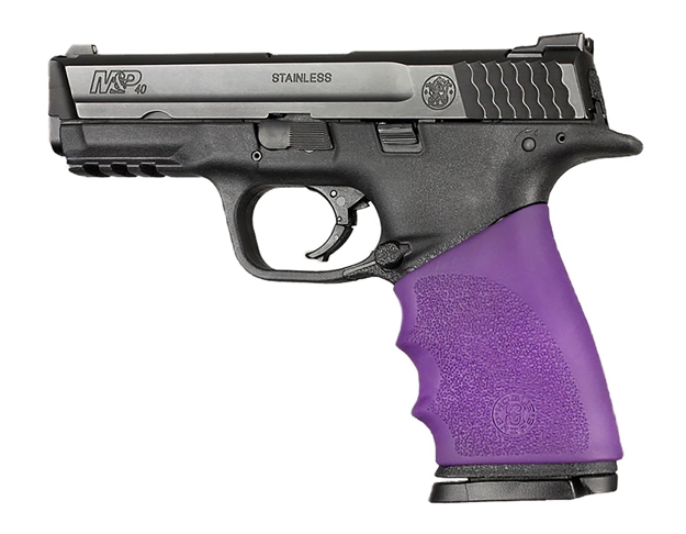 Picture of Hogue Handall Hybrid Grip Sleeve S&W M&P 9/40 Purple!