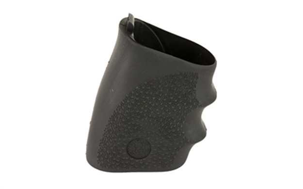Picture of  Hogue 17400 Handall Hybrid Grip Sleeve Made OF Rubber With Textured Black Finish & Finger Grooves For S&W M&P