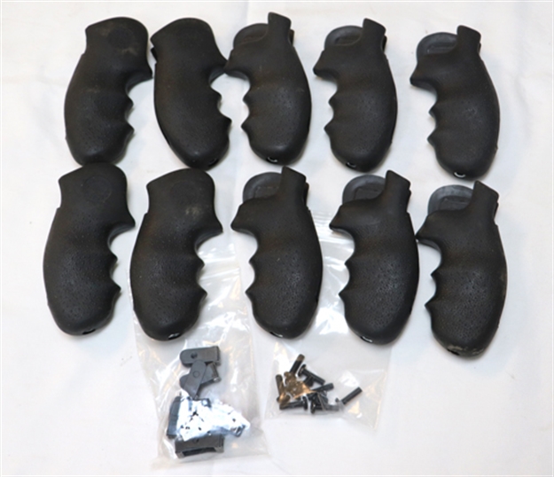 Picture of Used Hogue Grips S&W K&L Frame Round Butt 10Pk Bulk Nos<