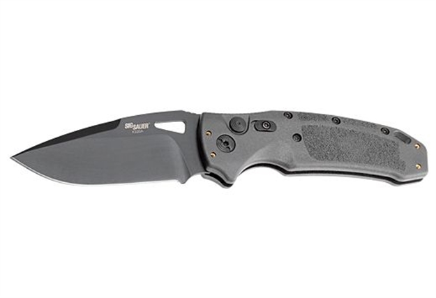 Picture of Hogue K320a Tactical 3.5" Auto Folder Drop Point Bld Poly Gry 36332H 743108363324