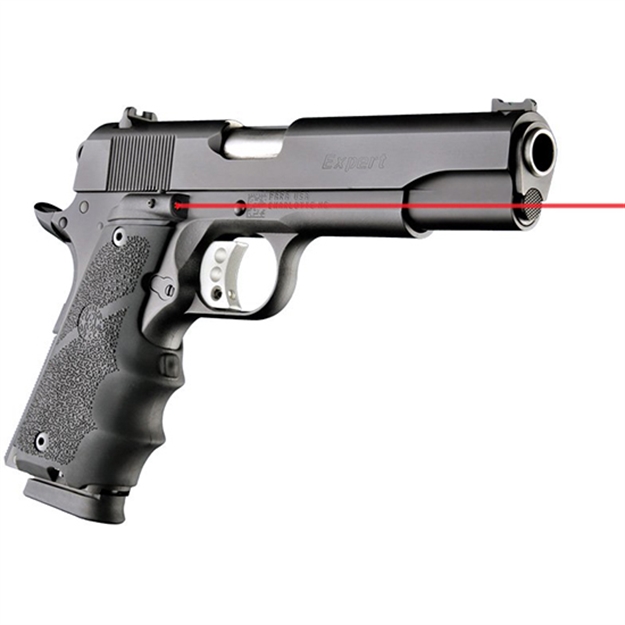 Picture of  Hogue 45080 Laser Grip  Red Laser, 5Mw Output, 630-670Nm Wavelength Fits 1911 Government/Commander