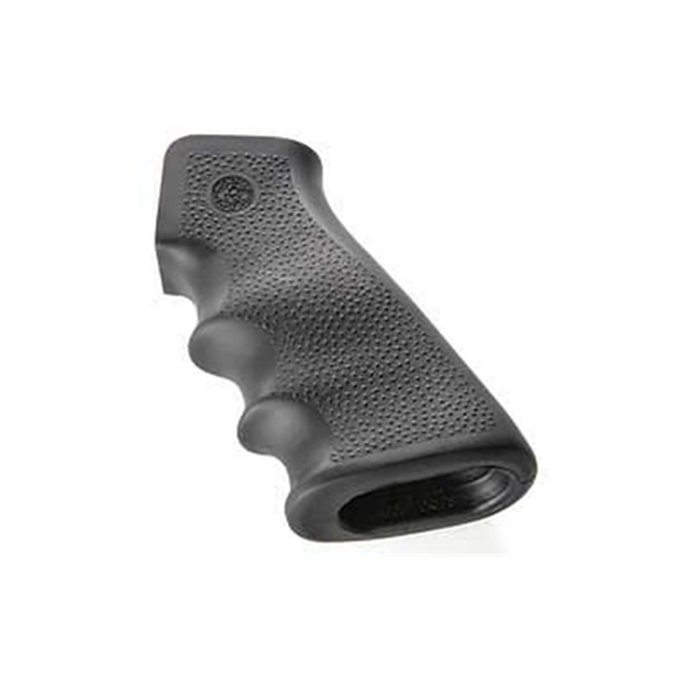 Picture of  Hogue 15000 Overmolded Grip Black Rubber With Finger Grooves For Ar-15, M16