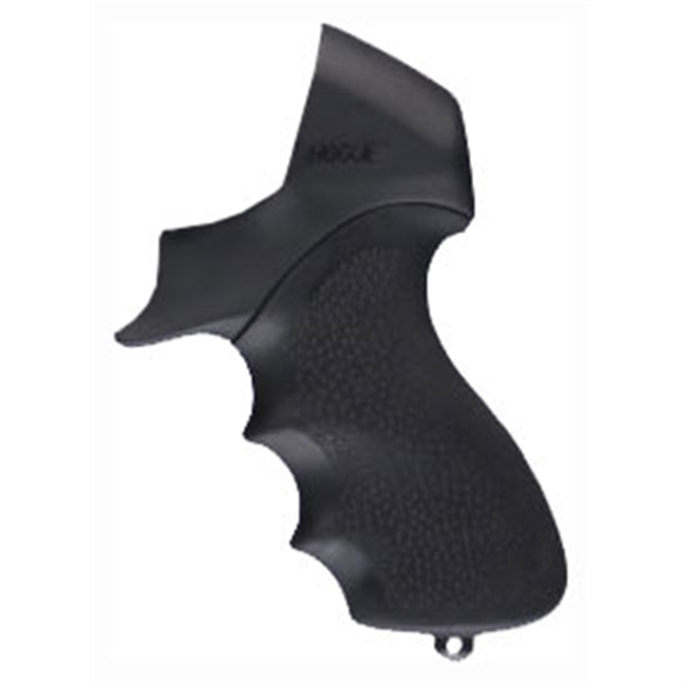 Picture of  Hogue 05014 Overmolded Tamer  Black Rubber Pistol Grip With Finger Grooves For Mossberg 500 12 & 20 Gauge 743108050149