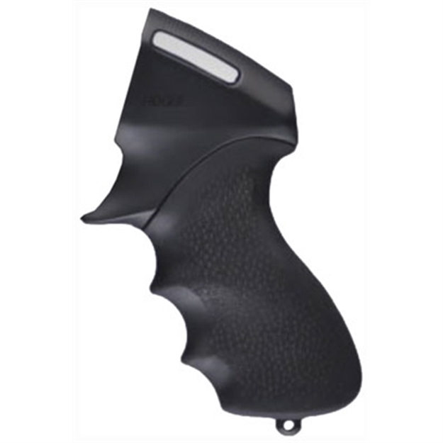 Picture of  Hogue 08714 Tamer  Black Rubber Pistol Grip With Finger Grooves For Remington 870