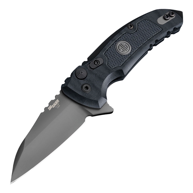 Picture of Hogue Sig 2.75 IN Tactical Grey Wharncliffe Black G10 16162 743108161623