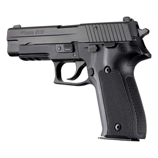 Picture of Hogue Sig P226 Da/Sa Checker Blk