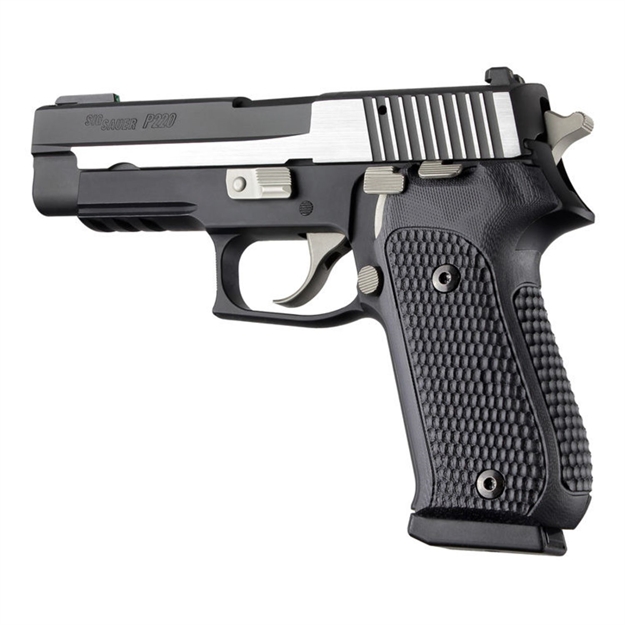 Picture of Hogue Sig Sauer P220 DA SA American Piranha G10 Black