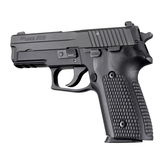 Picture of Hogue Sig Sauer P228 P229 DA SA Piranha G10 Black