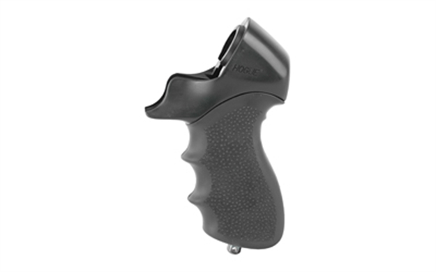 Picture of  Hogue 05014 Overmolded Tamer  Black Rubber Pistol Grip With Finger Grooves For Mossberg 500 12 & 20 Gauge