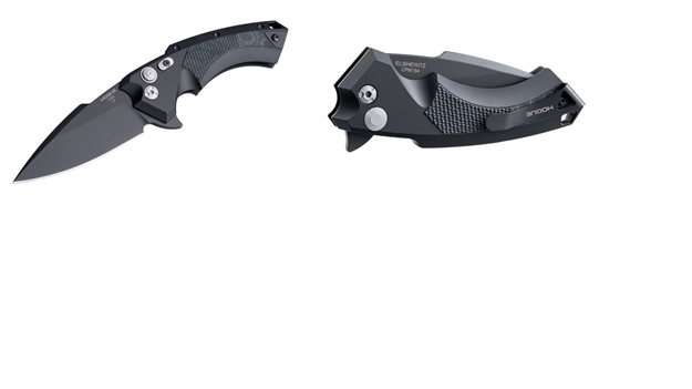 Picture of Hogue X5 3.5&Quot; Folder Cpm154 Spear Point Blade Black Finish - Black Aluminum Frame G-Mascus Black G10 Insert