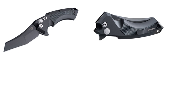 Picture of Hogue X5 3.5&Quot; Folder Cpm154 Wharncliffe Blade Black Finish - Black Aluminum Frame G-Mascus Black G10 Insert