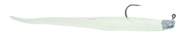 Picture of Hogy Classic Jiggin' Tail Pre-Rigged, 10", 1 Oz, Bone, 1/Pack