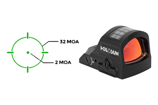 Picture of Holosun  HS 507K-X2 1X Multi-Reticle Black Hardcoat Anodized