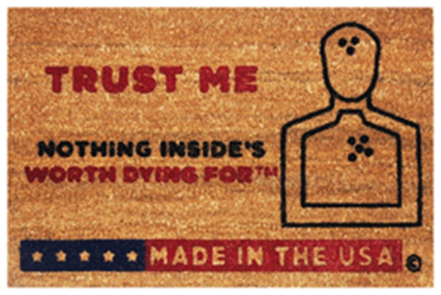 Picture of Home Invasion Signs Invasion Outdoor Door Mat 20"X30"-Color