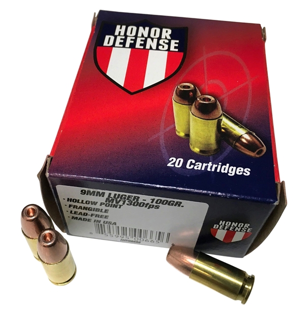 Picture of Honor Defense 9Mm 100Gr Frag HP