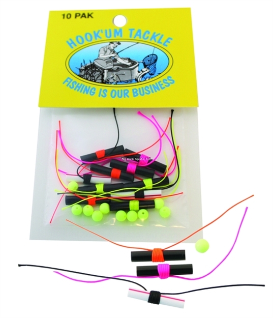 Picture of Hook'um Bobber Stop Asst Colors 10Pk