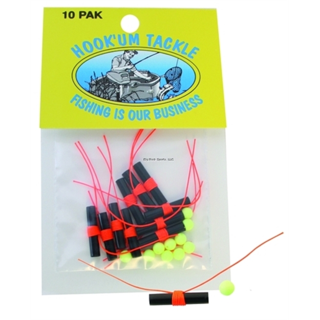 Picture of Hook'um Bobber Stop Knot W/Bead Org 10Pk
