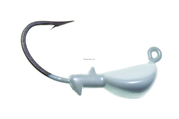 Picture of Hookup Inshore Premium Jighead, 1/2 Oz, Pearl, 4/Pack, 4/0 Vmc Perma Steel Hook